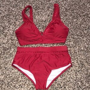 Red Bikini Set
